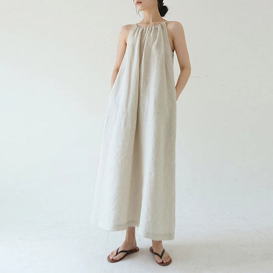 Vintage 100% Linen Dress