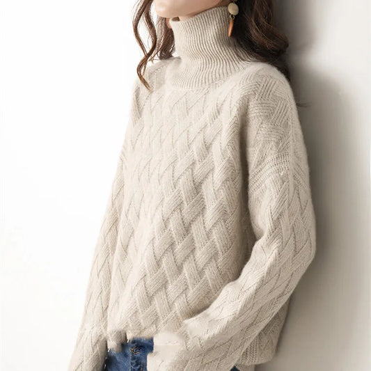 Turtleneck cashmere sweater