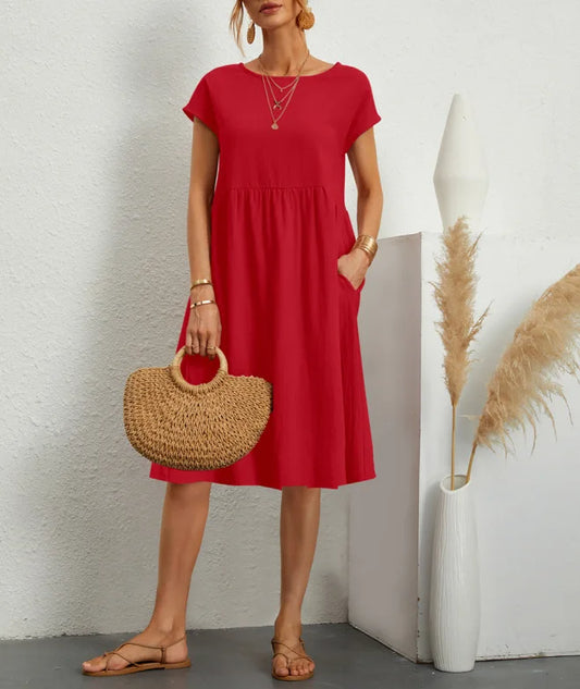 Cotton Linen Dress