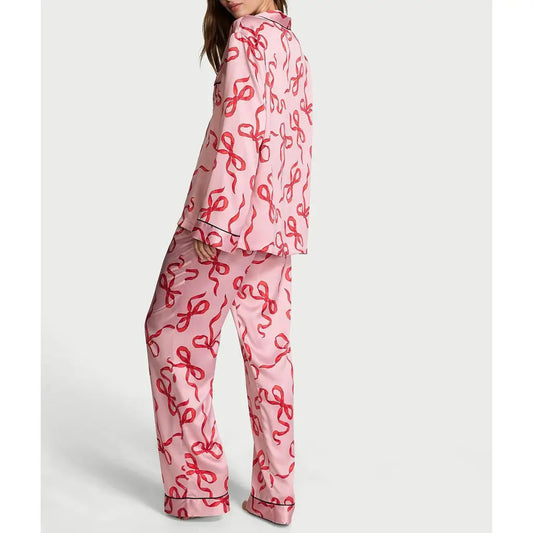 Satin Pyjamas Loungewear Set