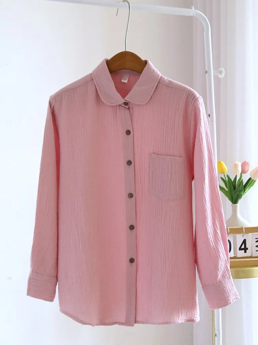 100% Cotton Shirt Blouses
