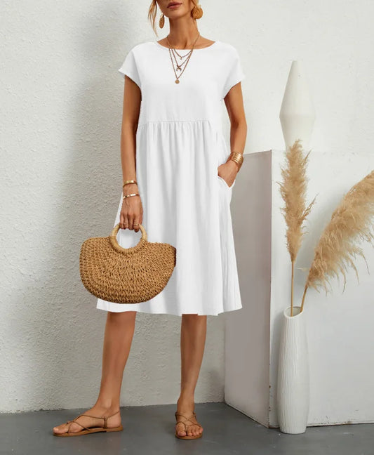 Cotton Linen Dress