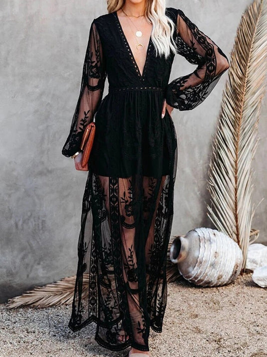 Summer Lace Long Dress
