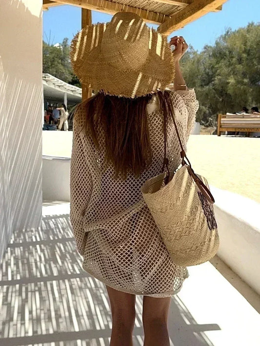 Beach Knit Mini Dress