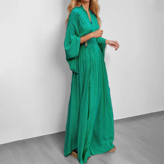 Casual Loose Long Sleeve Dress