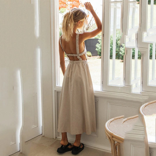 Backless Maxi Dress