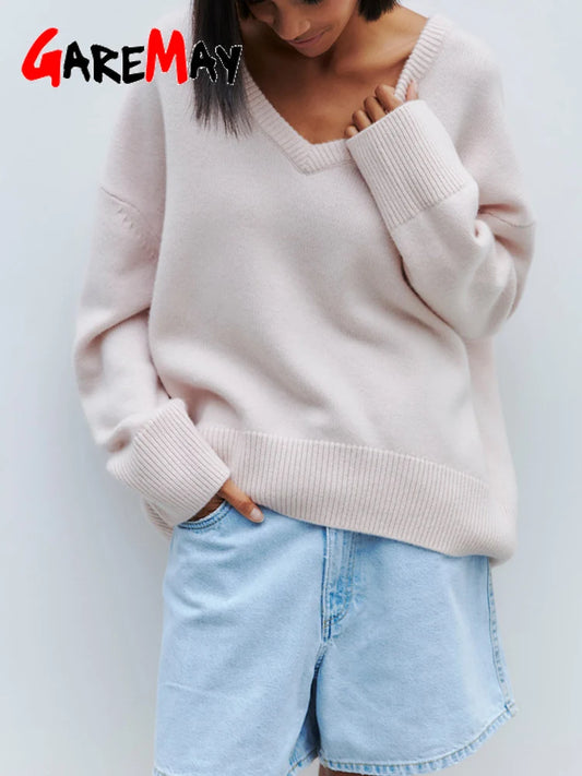 Oversize Sweater V Neck
