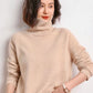 Turtleneck cashmere pullover