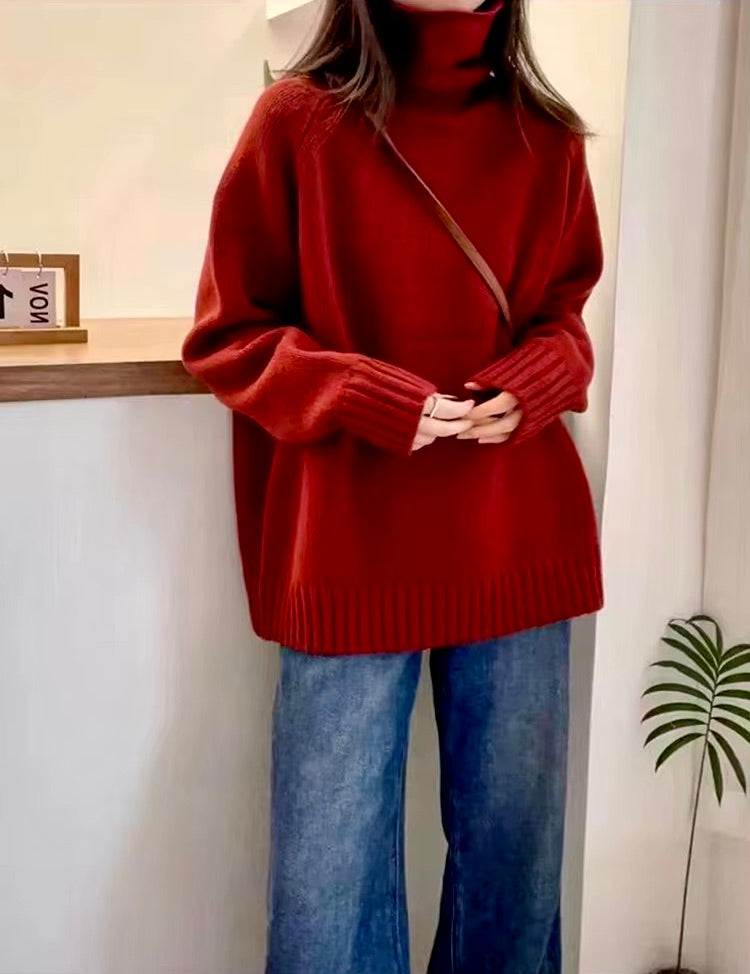 Merino wool oversized jumper