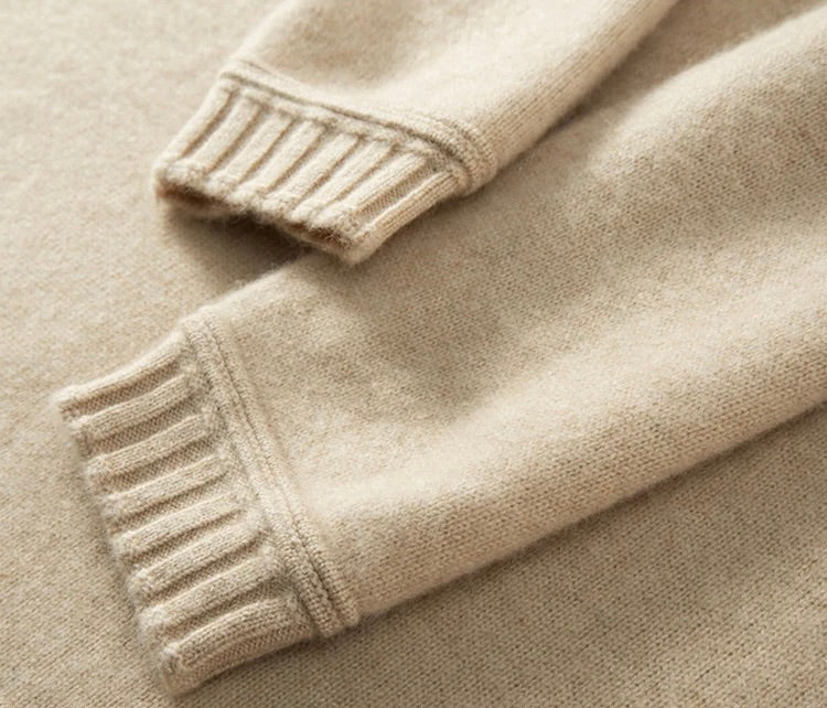 Turtleneck cashmere pullover