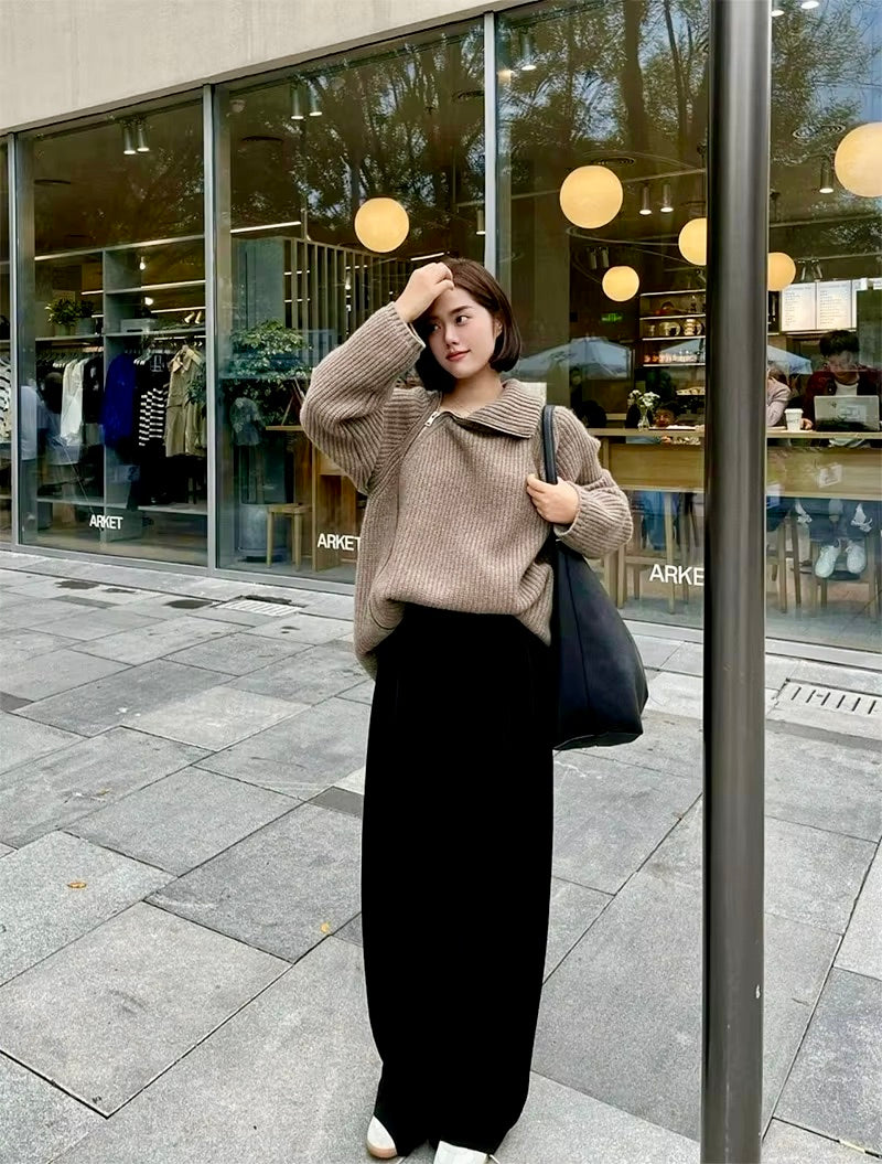 Oversized cashmere jumper