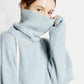 High collar cashmere pullover