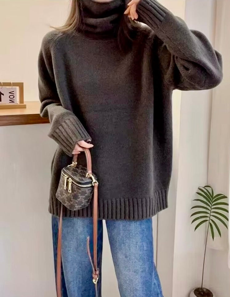 Merino wool oversized jumper