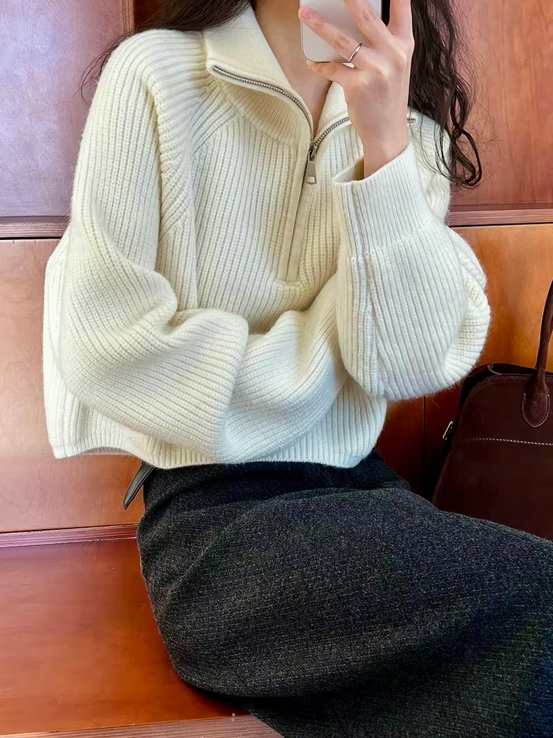 Cashmere turtleneck jumper