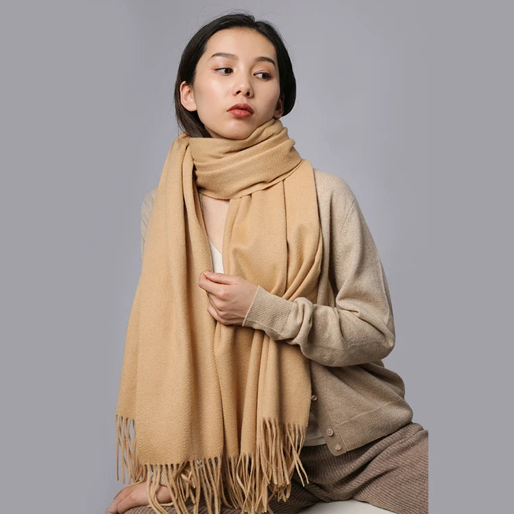 Luxury cashmere big scarf