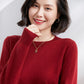 Pure cashmere knitted pullover