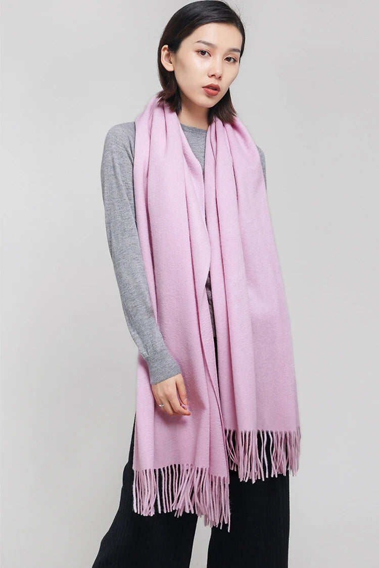 Luxury cashmere big scarf