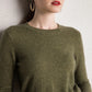 Pure cashmere knitted pullover