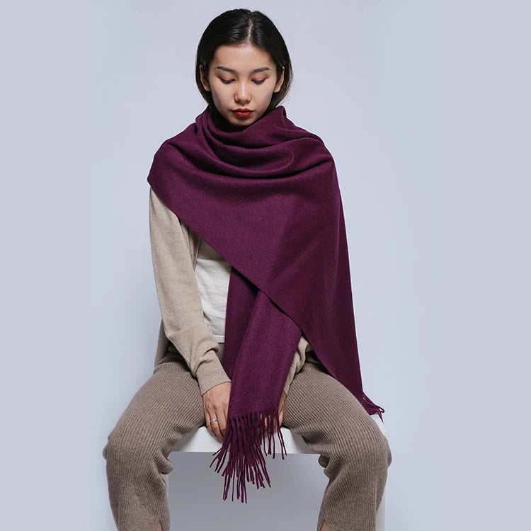 Luxury cashmere big scarf