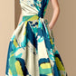 Multicolour Vintage Dress