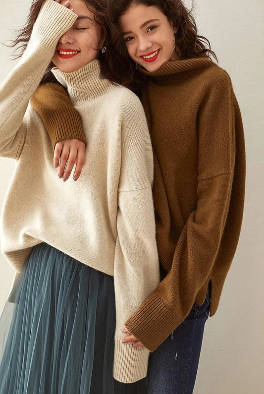 Minimalist cashmere jumper