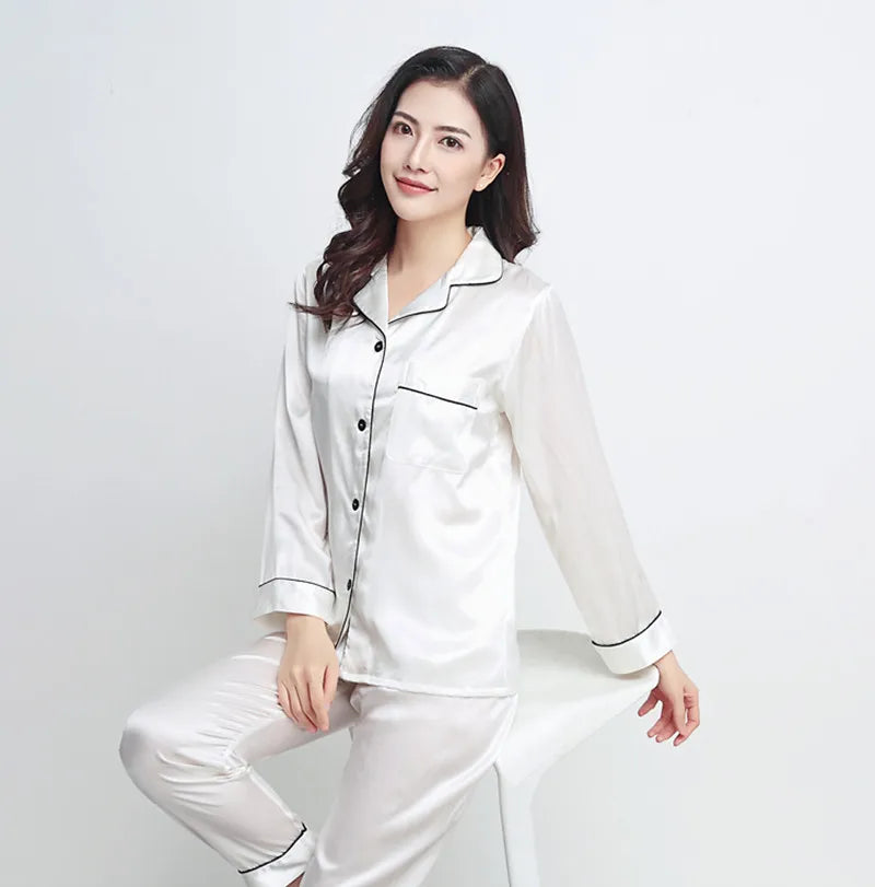 100% Mulberry Silk Pyjama Set