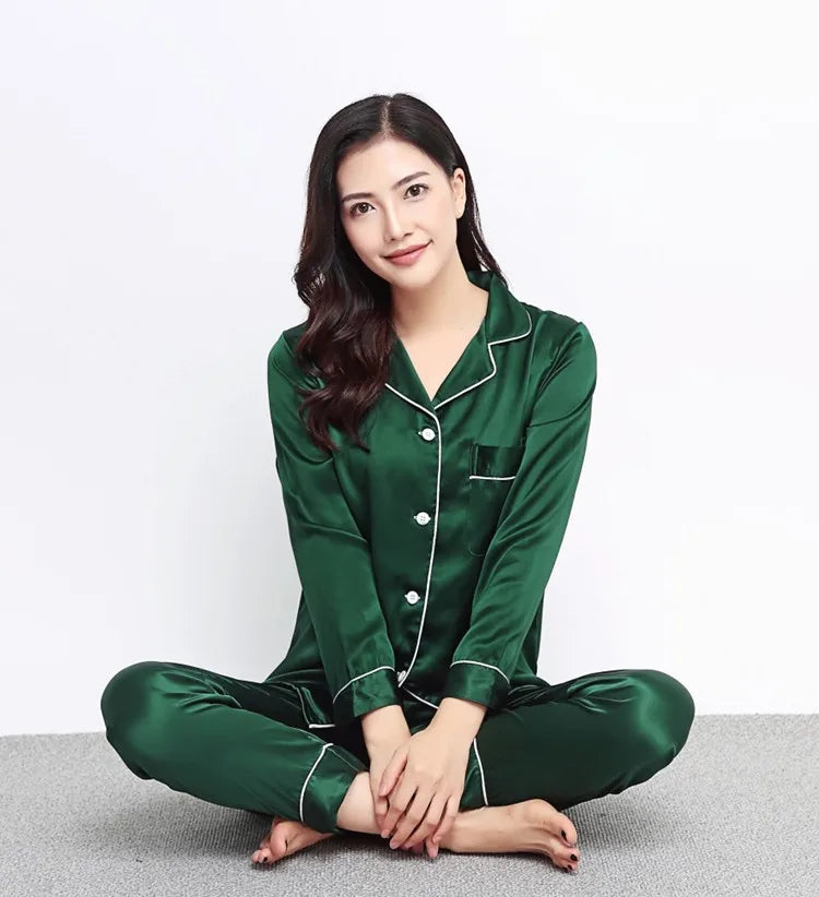 100% Mulberry Silk Pyjama Set