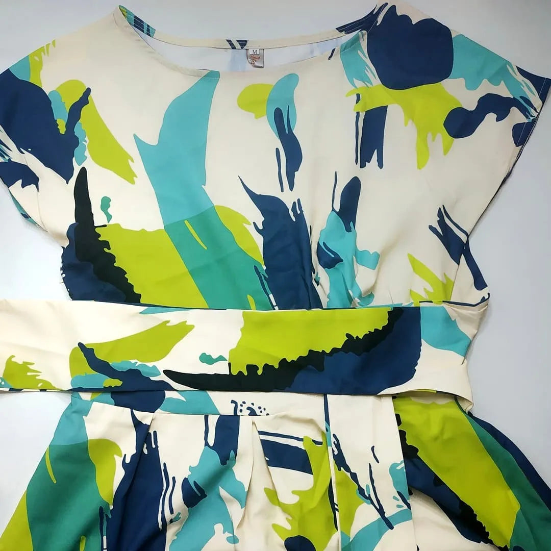 Multicolour Vintage Dress
