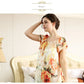 100% pure silk nightgowns women Sexy sleepwear Home dresses SILK nightdress SATIN nightie Summer style Floral dress