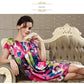 100% pure silk nightgowns women Sexy sleepwear Home dresses SILK nightdress SATIN nightie Summer style Floral dress