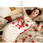 100% pure silk nightgowns women Sexy sleepwear Home dresses SILK nightdress SATIN nightie Summer style Floral dress