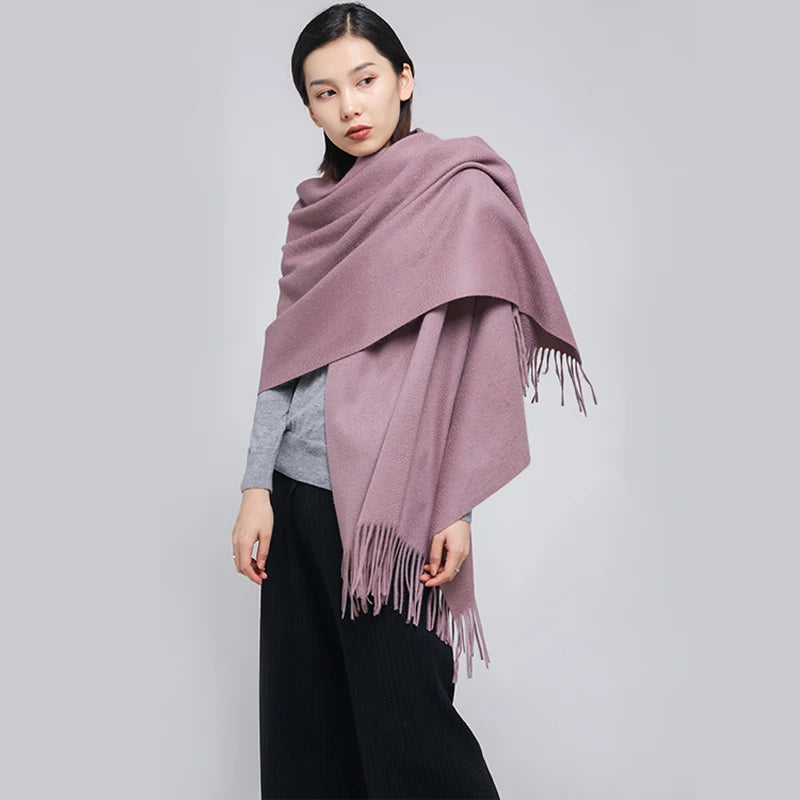 Luxury cashmere big scarf