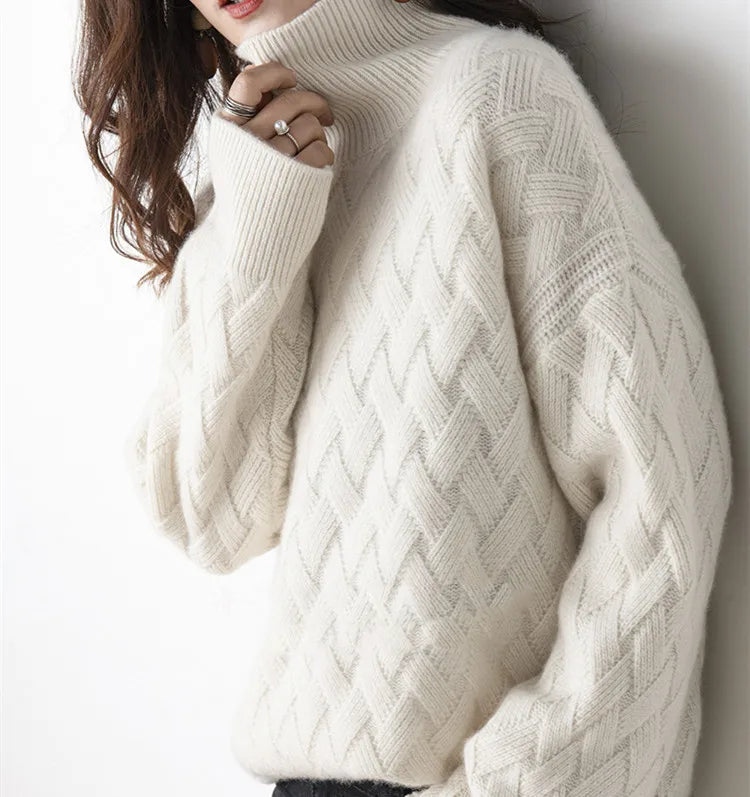 Loose fit wool sweater