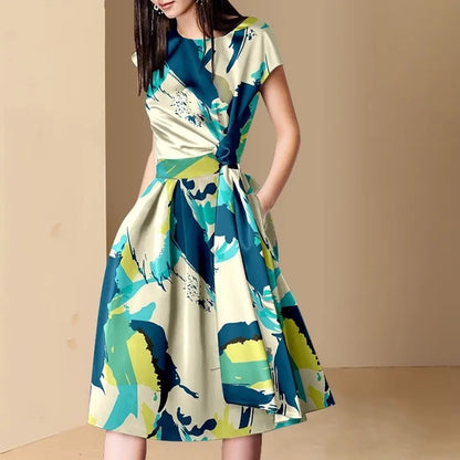 Multicolour Vintage Dress