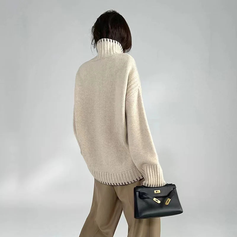 Oversized cashmere sweater