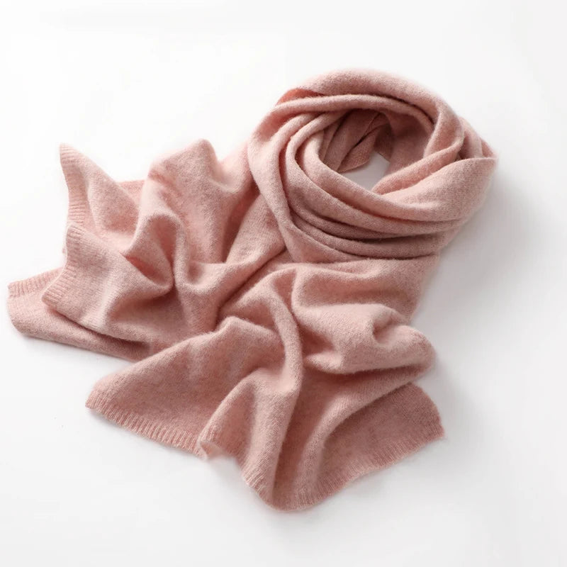 100% Cashmere Knitted Scarf