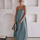 Long Dresses for Women Fashion Cotton Camisole Dress Spring and Summer Women Loose Swing Dress Vacation Casual Spaghetti vestido