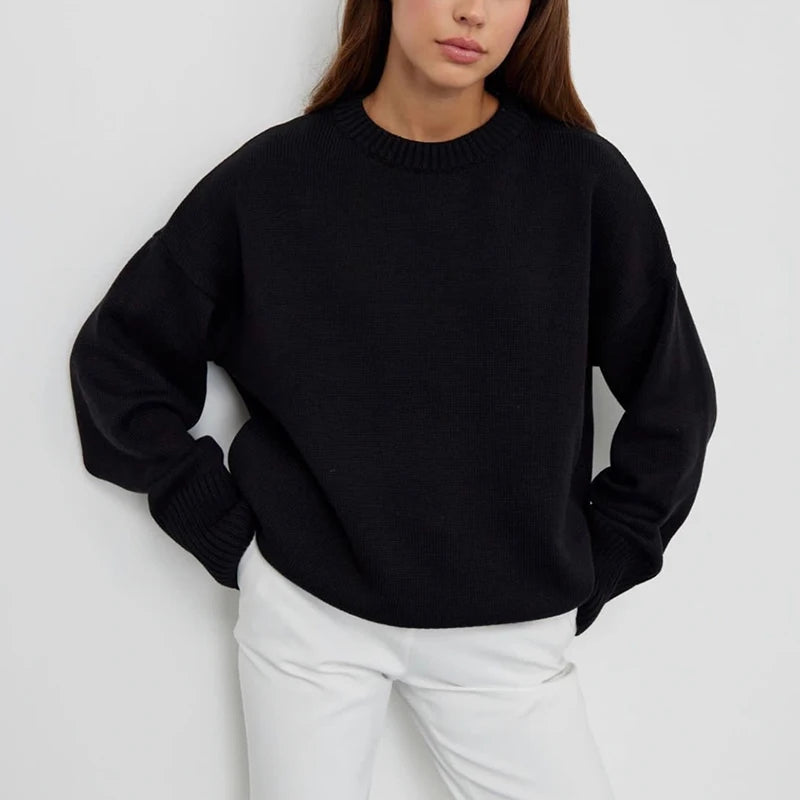 Oversized Knitted Cashmere Pullover
