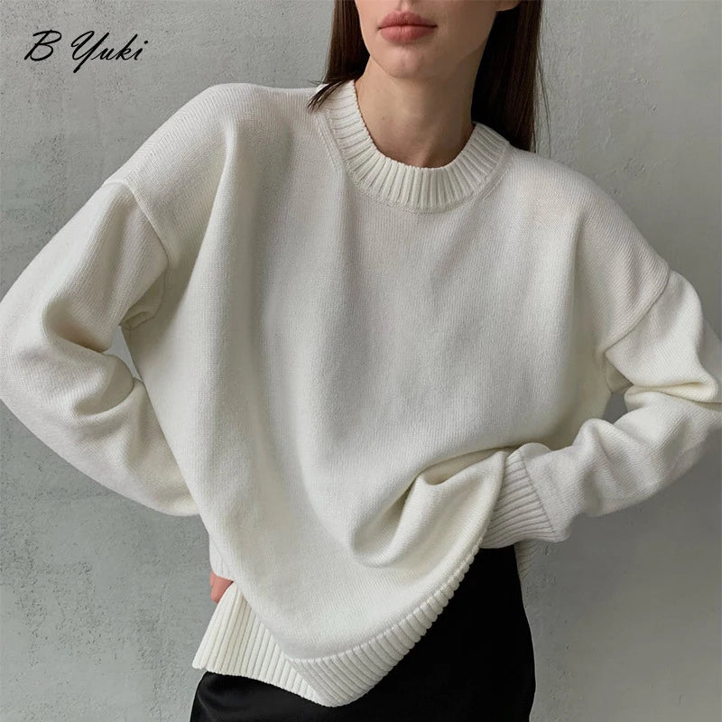 Oversized Knitted Cashmere Pullover