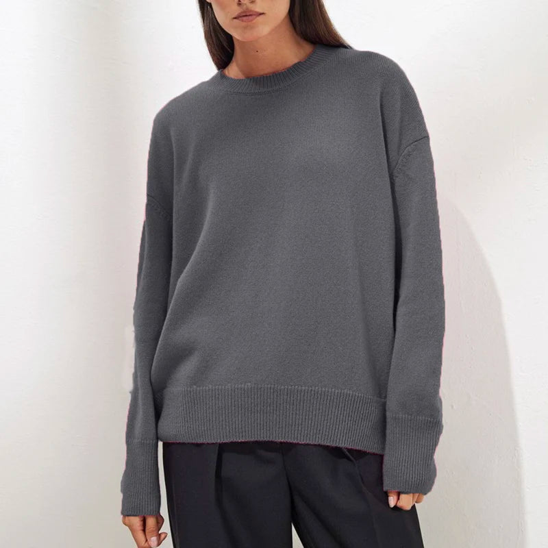 Oversized Knitted Cashmere Pullover