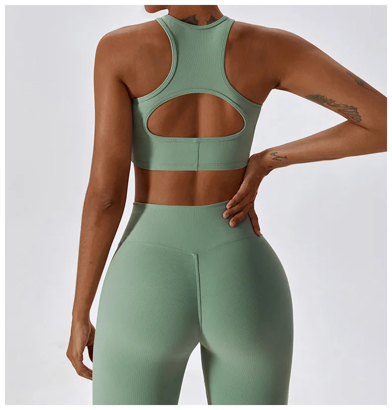 Fitness Push Up Crop Top