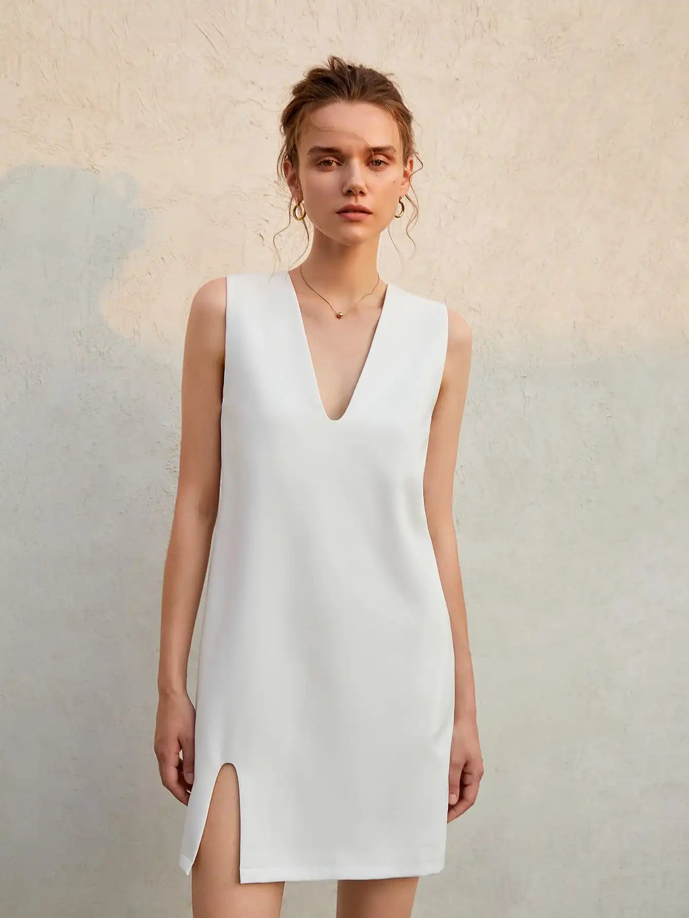 Minimalist sleeveless dress