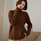 Turtleneck cashmere jumper