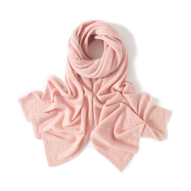 100% Cashmere Knitted Scarf