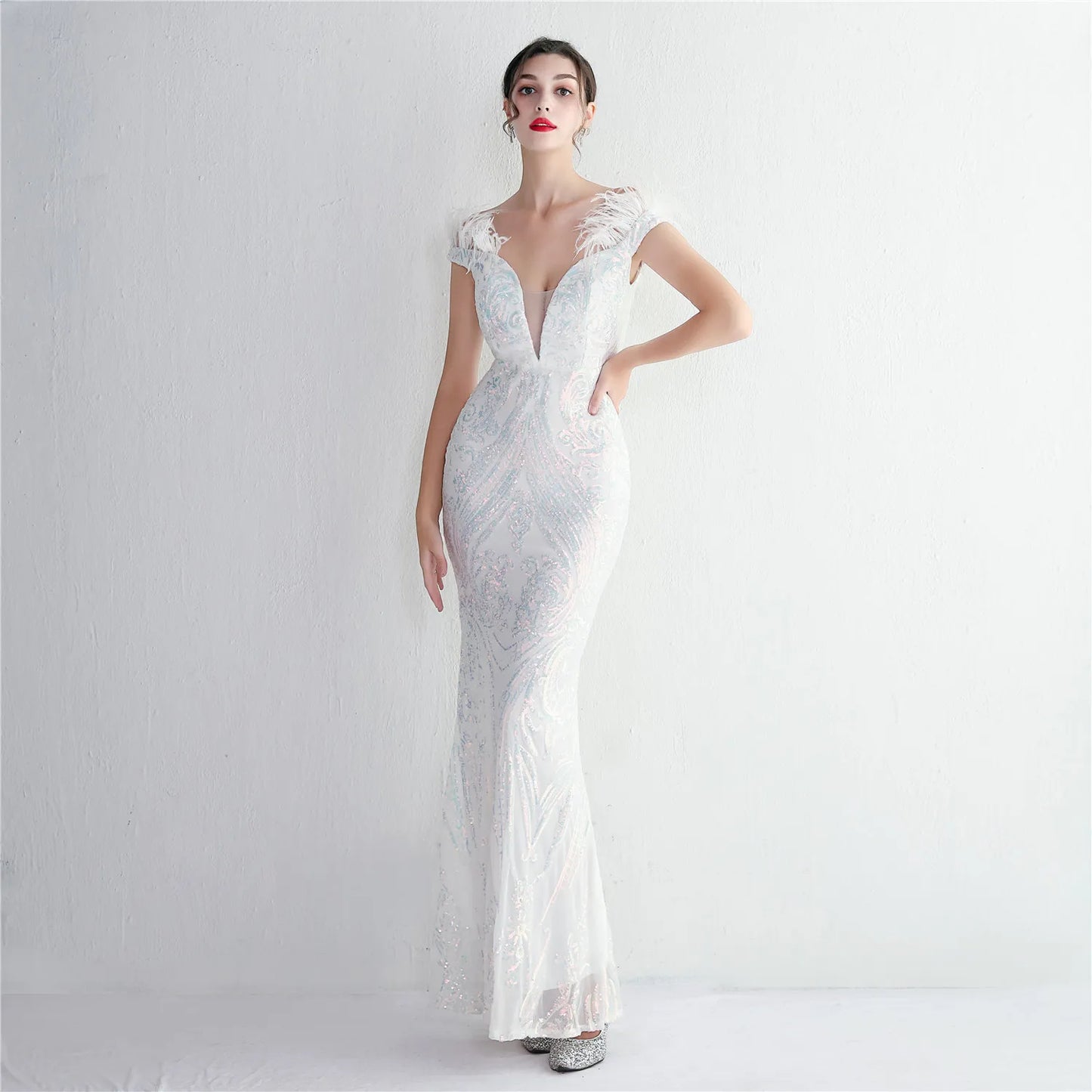 Sequin Evening Dress