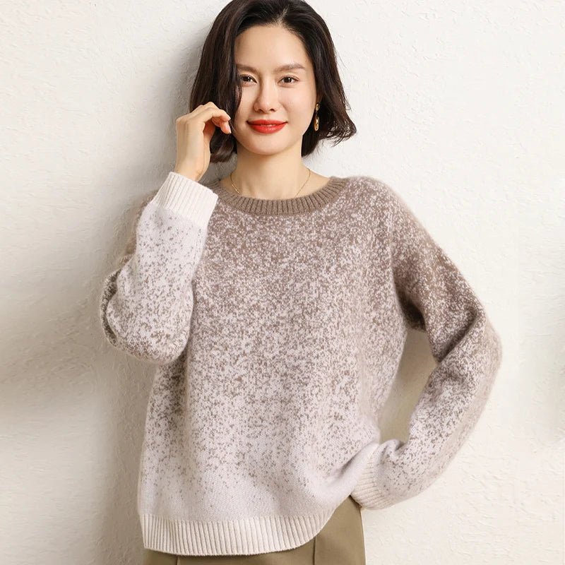 100% Cashmere Knit Round Neck