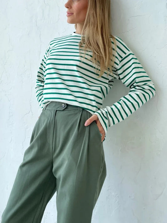 Long Sleeve Striped T-Shirts