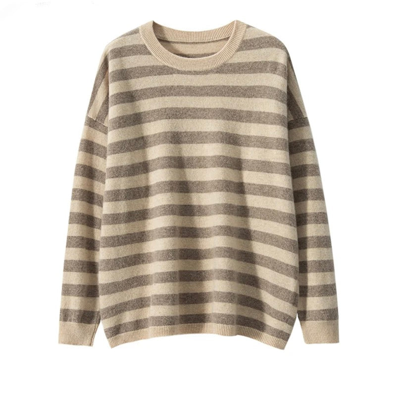 O-neck cashmere sweater