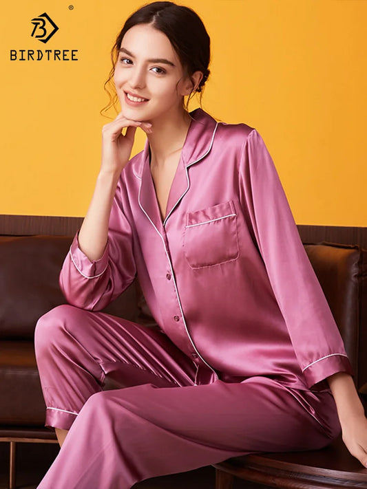 100% Silk Pyjamas Set