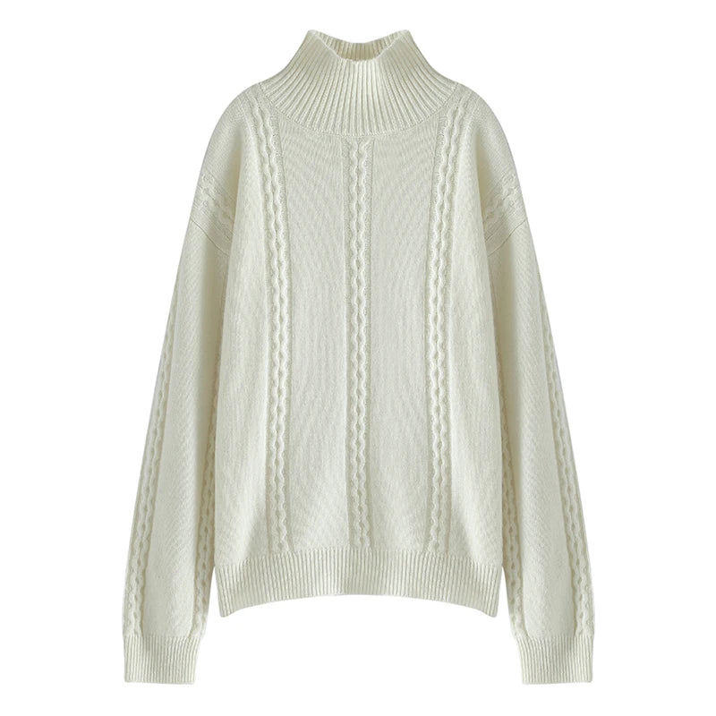 Turtleneck cashmere jumper